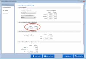 Fast Stack Focus Settings