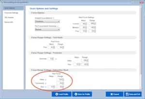 Exhaustive Stack Focus Settings