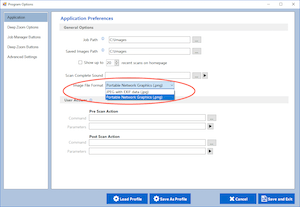 Image Format Selection
