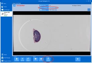 Scan Configuration Screen